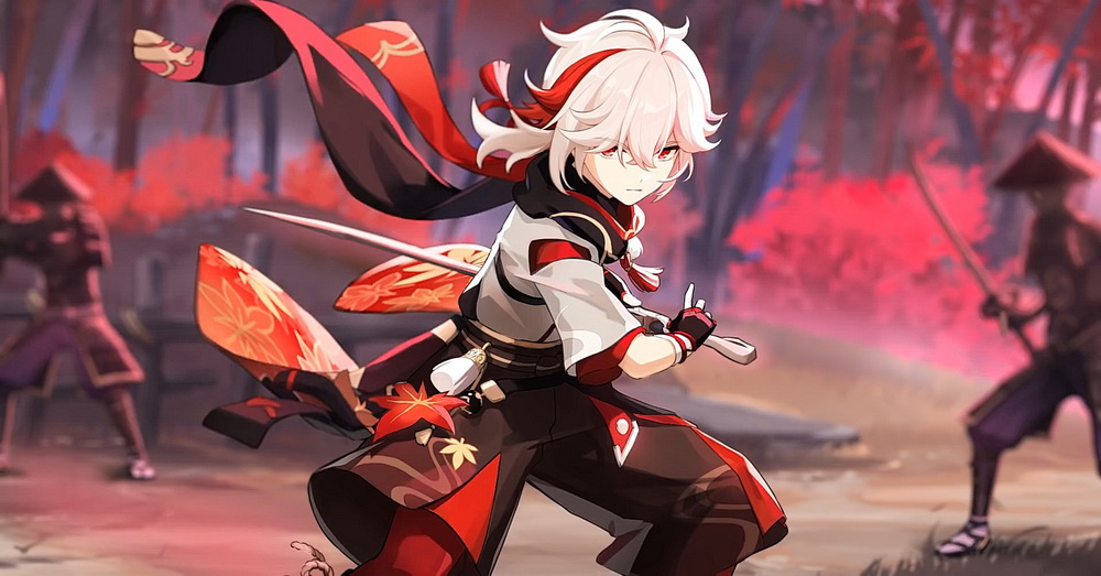 Genshin Impact Unjuk Teaser Trailer Kadehara Kazuha yang Badass