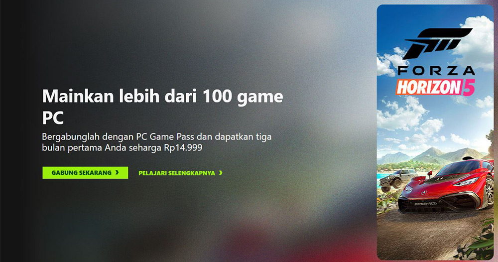 PC Game Pass Resmi Hadir di Indonesia, Cuma 15 Ribu Rupiah Untuk 3