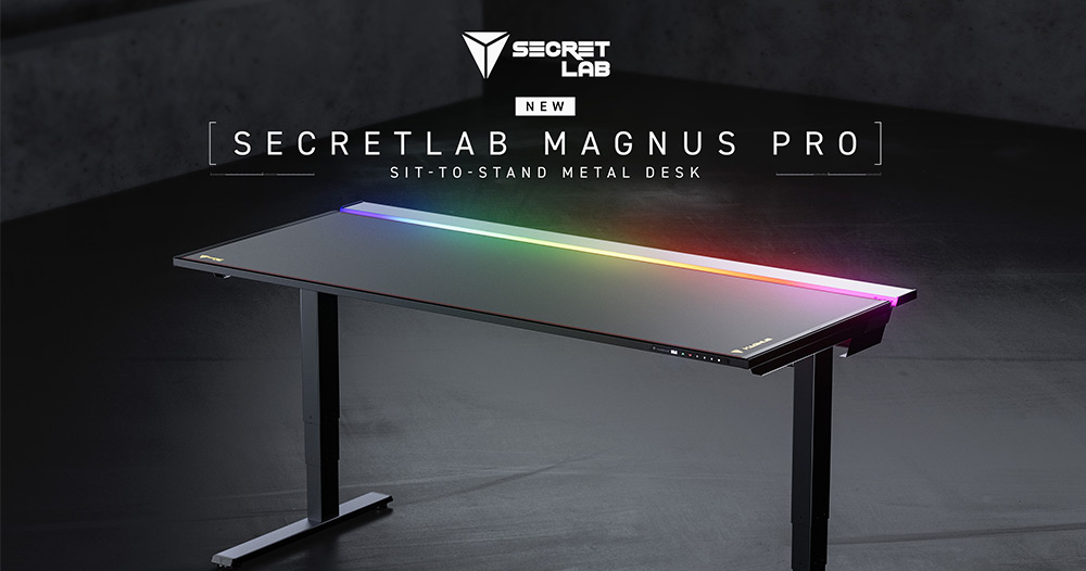 Secretlab Luncurkan Meja Gaming Terbarunya MAGNUS Pro Metal Desk