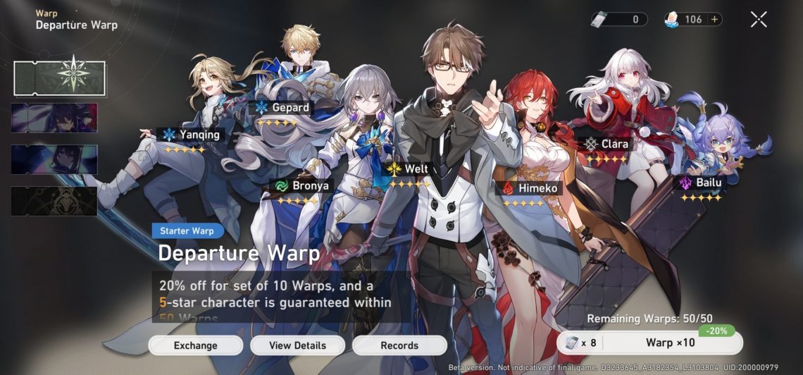 Honkai Star Rail Reroll